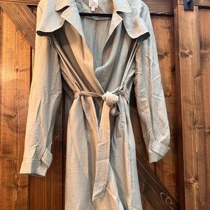 Lauren Conrad olive trench jacket. Light weight.